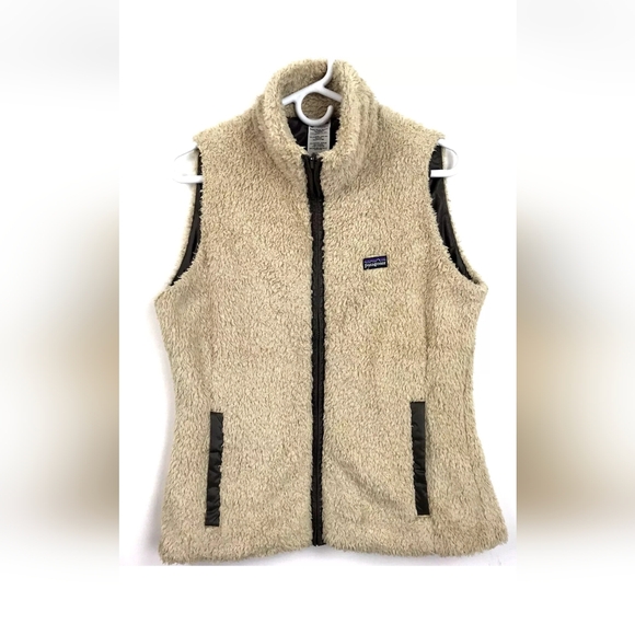 Patagonia Jackets & Blazers - Patagonia Reversible Los Gatos Women's Cream Fleece Vest